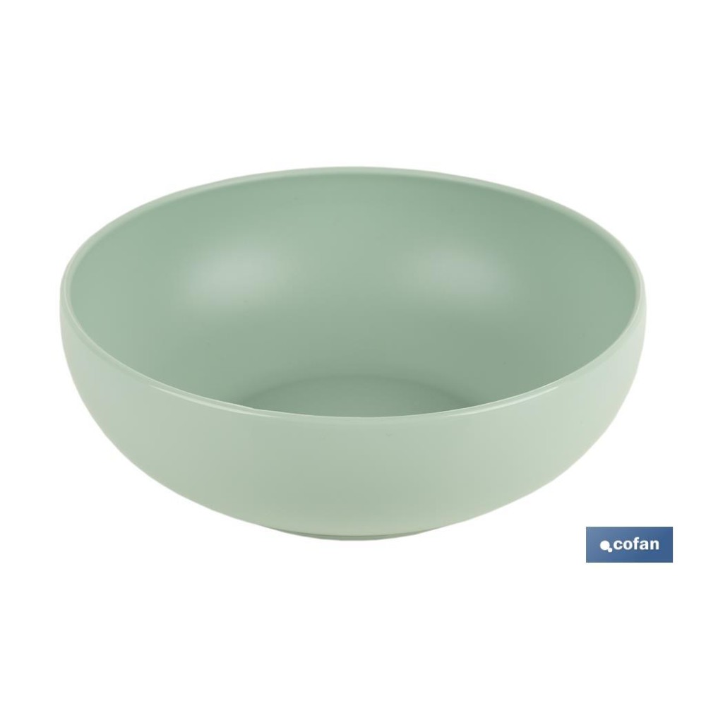 CUENCO VERDE AGUA 16cm MODELO NARA 800ml (venta unitaria)