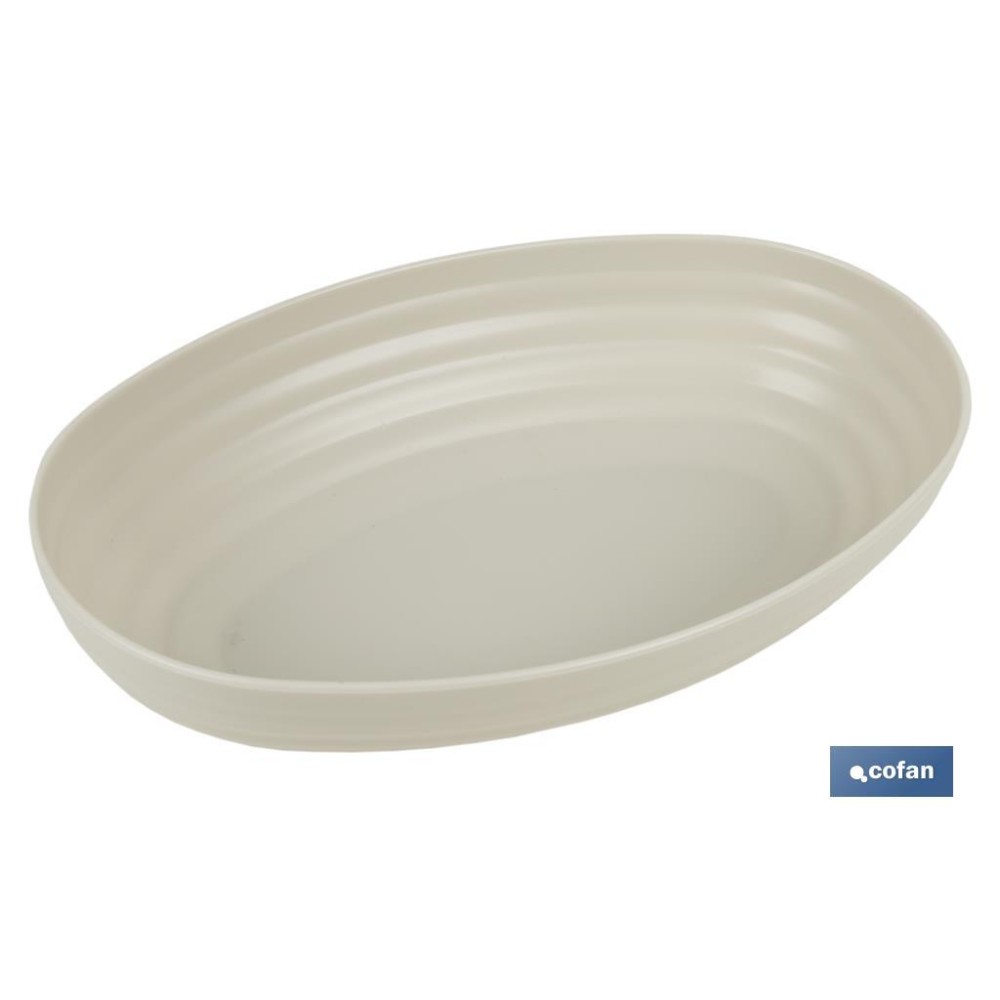 FUENTE OVALADA BEIS 24X16X5.5cm MODELO NARA 1080ml