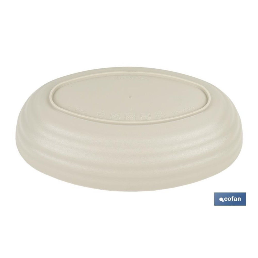 FUENTE OVALADA BEIS 24X16X5.5cm MODELO NARA 1080ml