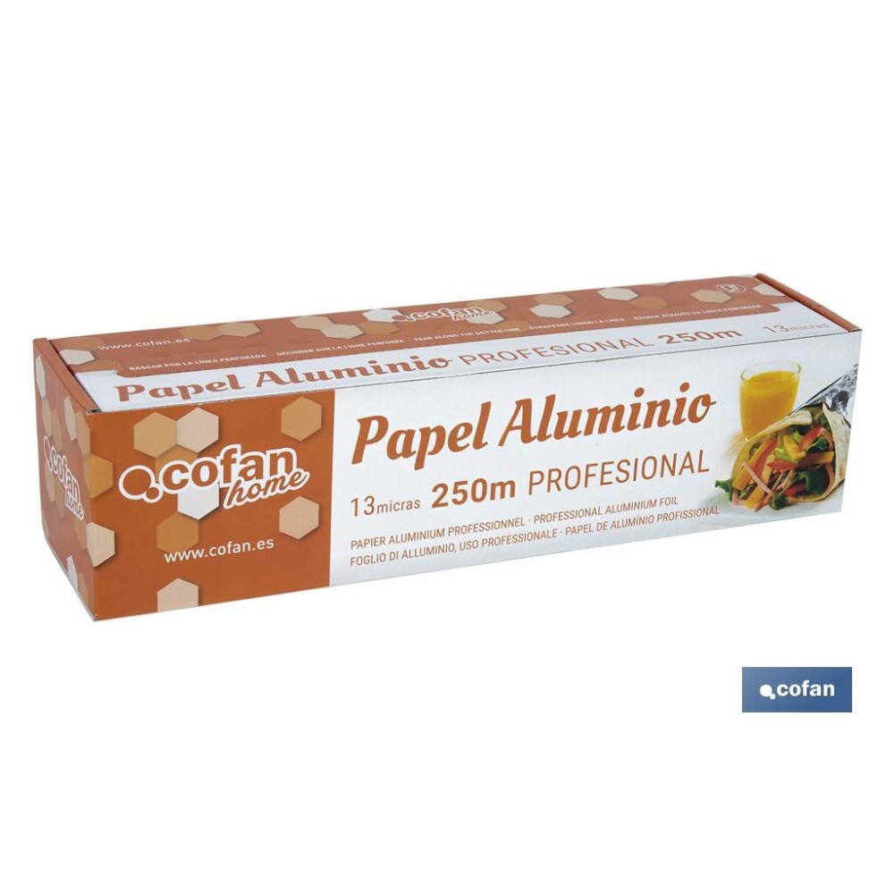 PAPEL ALUMINIO PROFESIONAL 13 MICRAS 2KG