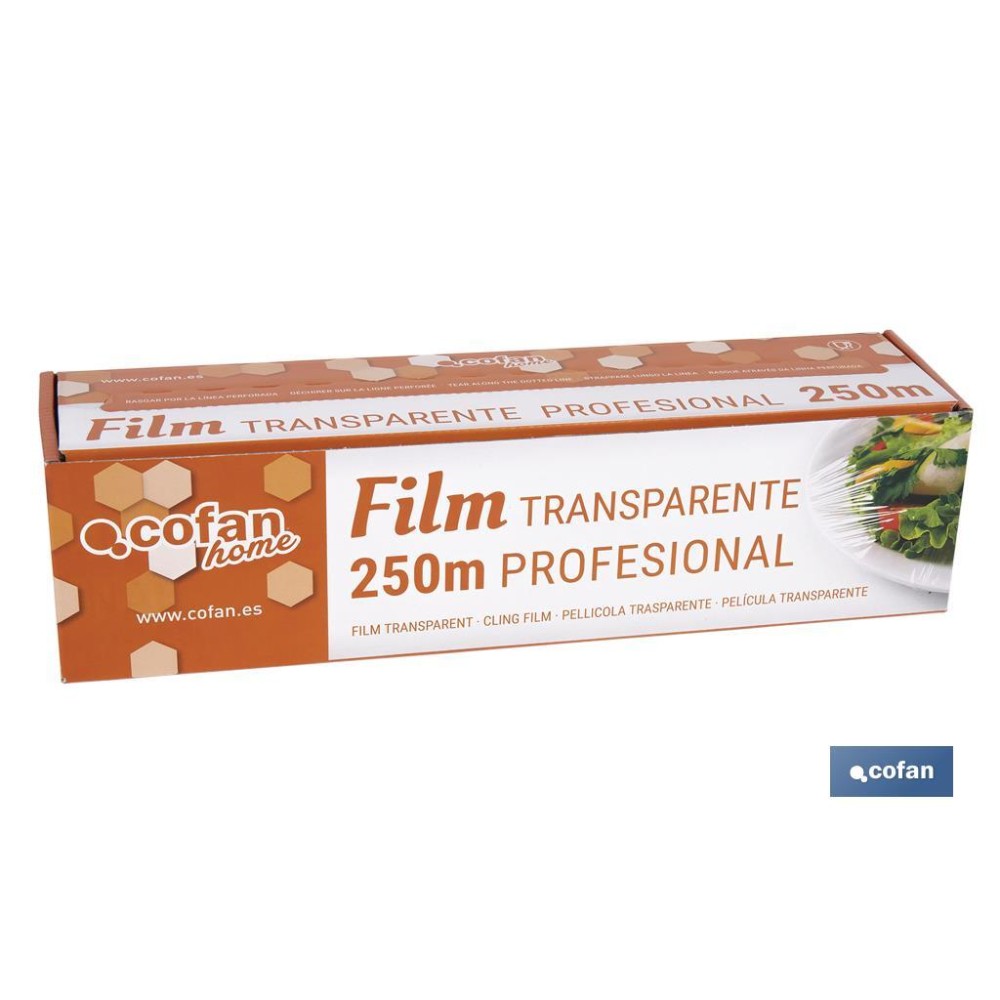 FILM TRANSPARENTE PROFESIONAL 250M 0.953KG