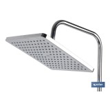 CABEZAL DUCHA CUADRADO LATÓN 300 X 300 MM