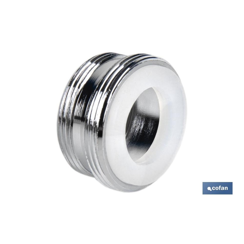 REDUCTOR/AMPLIADOR LATÓN ROSCA MACHO 22-24 MM