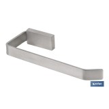 PORTARROLLO/TOALLERO GAMA MADEIRA INOX 304 SATIN