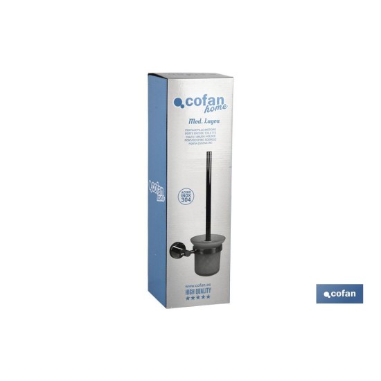 ESCOBILLERO INODORO GAMA LAGOA INOX 304 BRILLO