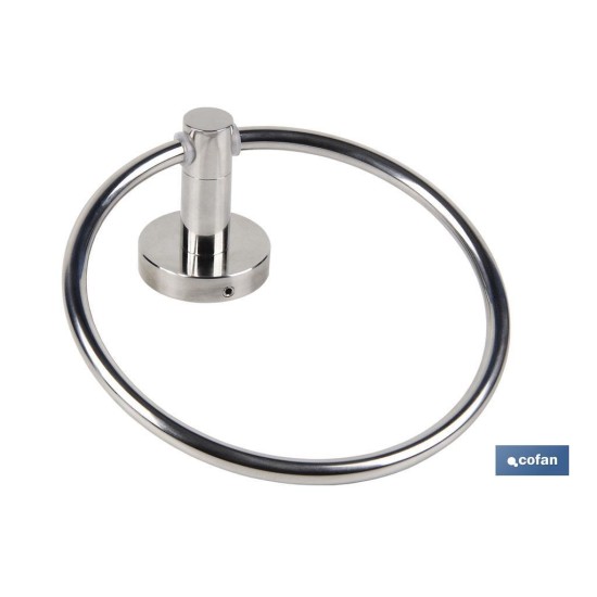 TOALLERO CIRCULAR GAMA LAGOA INOX 304  BRILLO