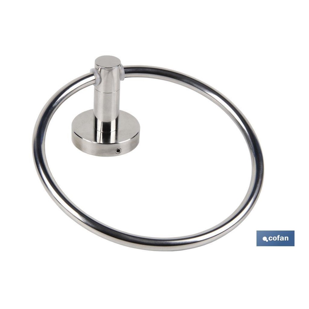 TOALLERO CIRCULAR GAMA LAGOA INOX 304  BRILLO