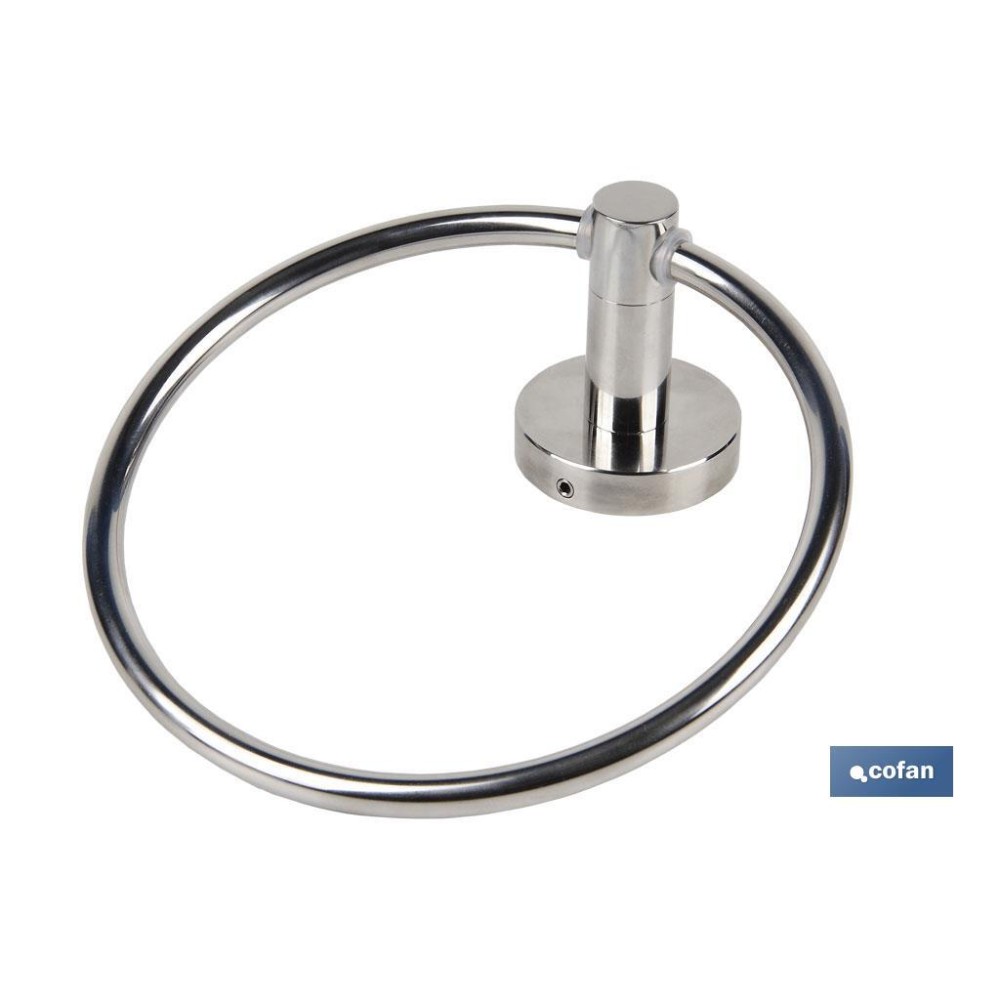 TOALLERO CIRCULAR GAMA LAGOA INOX 304  BRILLO