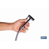 DUCHA HIGIÉNICA PARA INODORO AGUA FRÍA Y CALIENTE COLOR INOX 13 X 7,5 X 10 CM