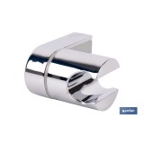 SOPORTE DE DUCHA PARA PARED COLOR CROMO ABS