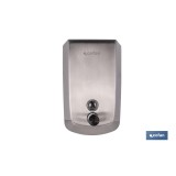 DOSIFICADOR DE JABÓN EN ACERO INOXIDABLE 304 CEPILLADO 1000 ML 12,6 X 6 X 20,3 CM