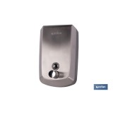 DOSIFICADOR DE JABÓN EN ACERO INOXIDABLE 304 CEPILLADO 1000 ML 12,6 X 6 X 20,3 CM