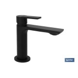 GRIFO MONOMANDO LAVABO NEGRO MATE  25mm MODELO KERCH