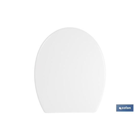 TAPA WC  FORMA OVAL LIBERACIÓN RAPIDA 44.9 X 37.5 CM