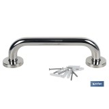BARRA DE APOYO RECTA DE ACERO INOXIDABLE 304 (30 X 2.5 CM)