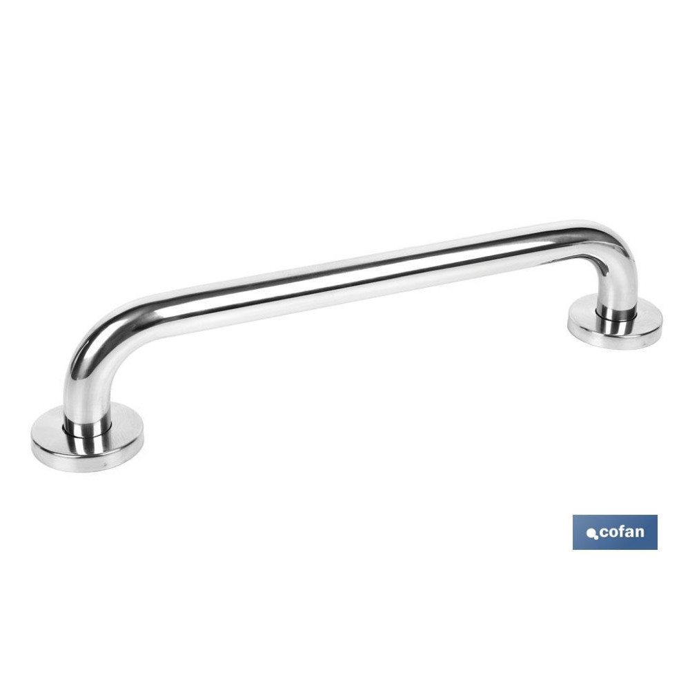 BARRA DE APOYO RECTA DE ACERO INOXIDABLE 304 (40 X 2.5 CM)