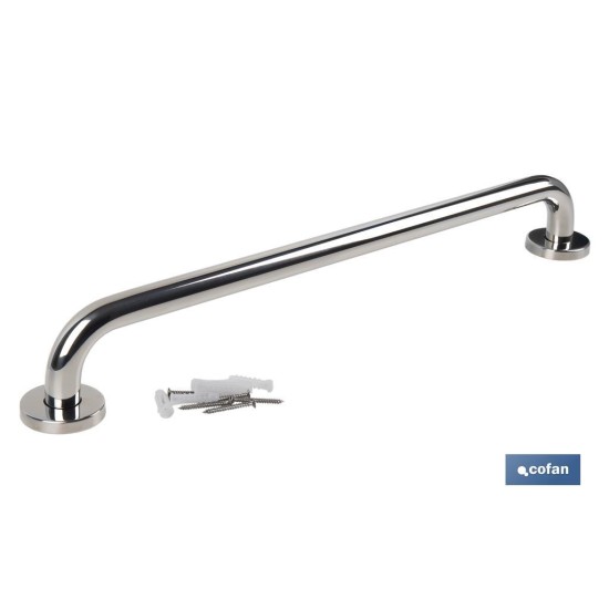 BARRA DE APOYO RECTA DE ACERO INOXIDABLE 304 (60 X 2.5 CM)