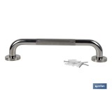 BARRA DE APOYO RECTA ANTIDESLIZANTE DE ACERO INOXIDABLE 304 (30 X 2.5 CM)