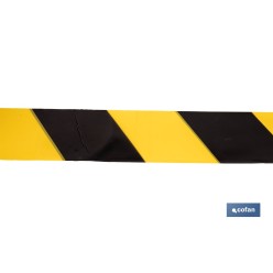CINTA BALIZAM. AMARILLA/NEGRA 50MM X 100MTS