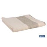 JUEGO DE 3 TOALLAS NATURE 600 G/M2  GAMA ALMA 30X50  50X100  70X140 CM