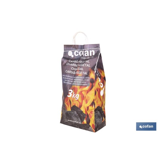 BOLSA CARBON VEGETAL 3 KGS