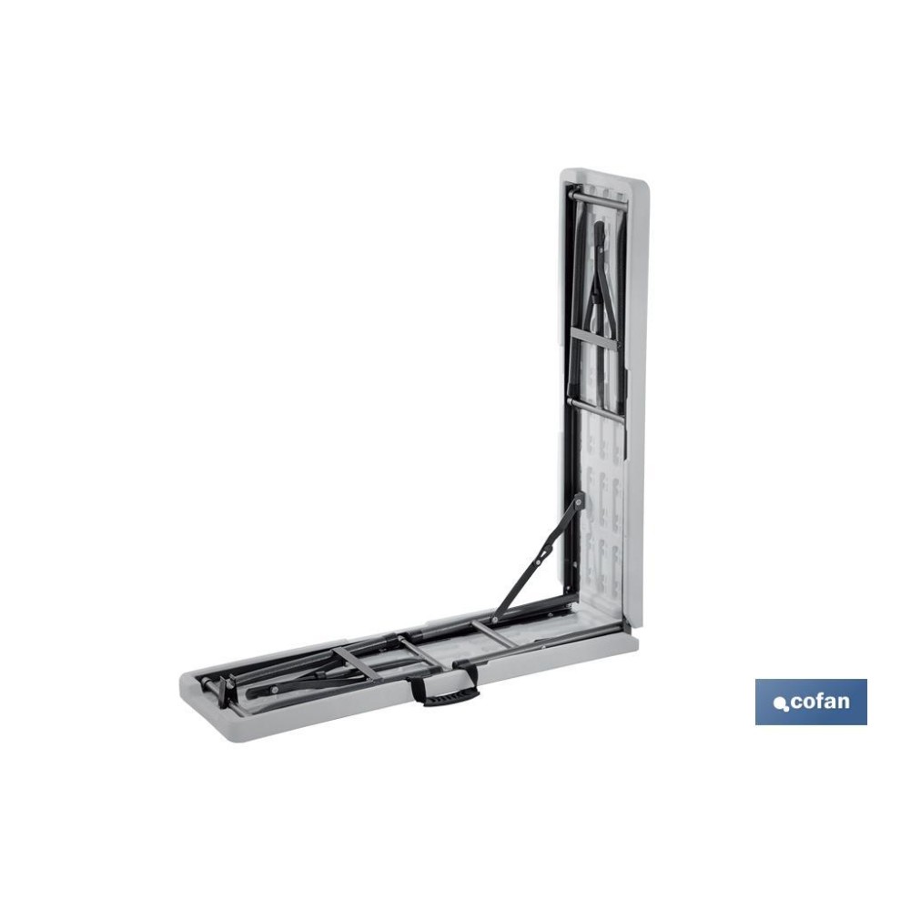BANCO PLEGABLE RECTANGULAR BLANCO 180x25x43cm