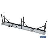 BANCO PLEGABLE RECTANGULAR BLANCO 180x25x43cm