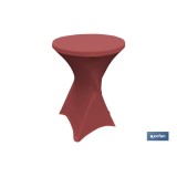 CUBIERTA DE MESA BAR ROJA