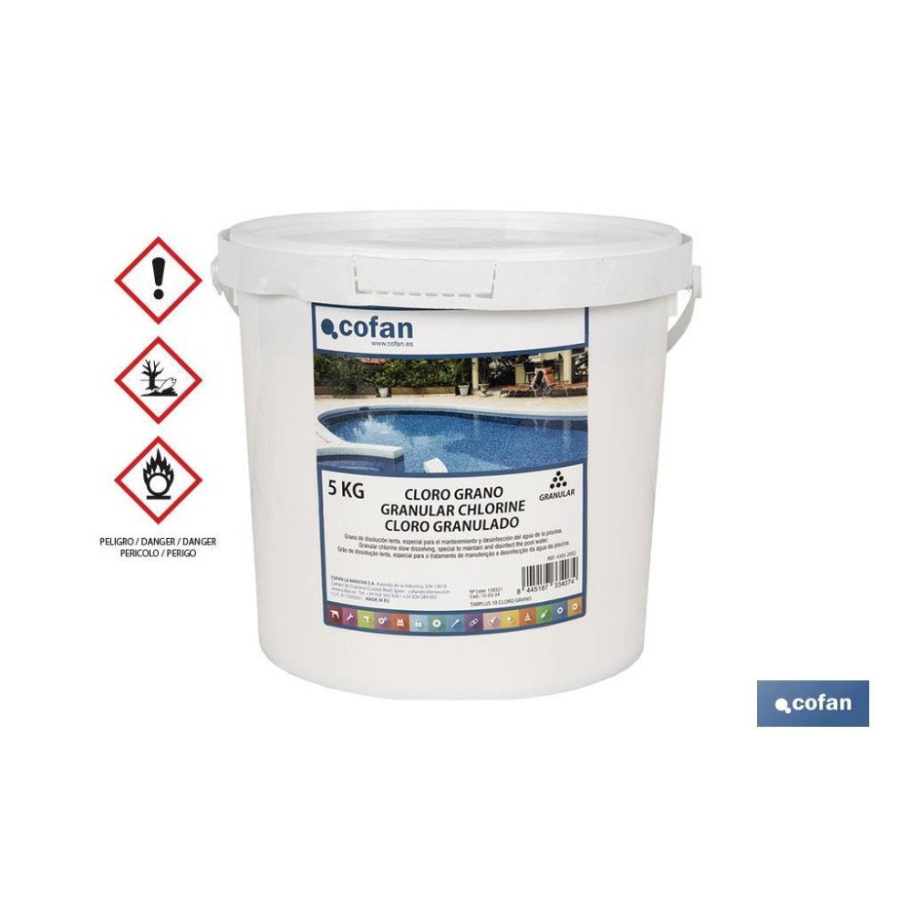 CLORO GRANO 5 KG COFAN