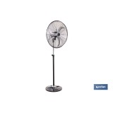 VENTILADOR INDUSTRIAL DE PIE OSCILANTE CON 3 VELOCIDADES Ø65 CM 200 W