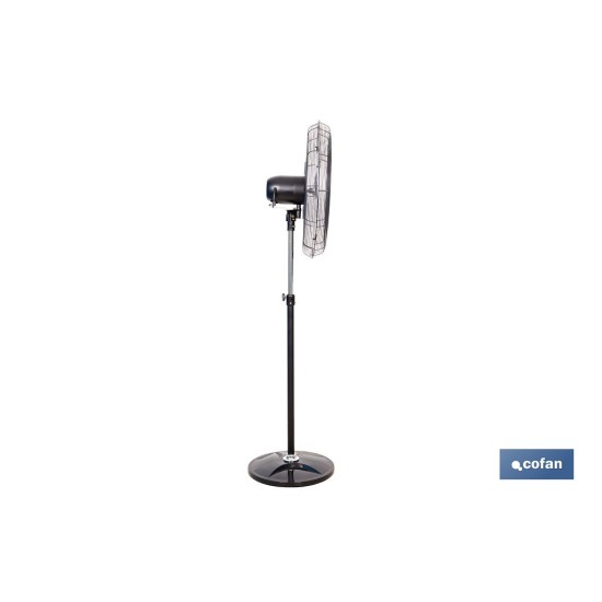 VENTILADOR INDUSTRIAL DE PIE OSCILANTE CON 3 VELOCIDADES Ø75 CM 240 W
