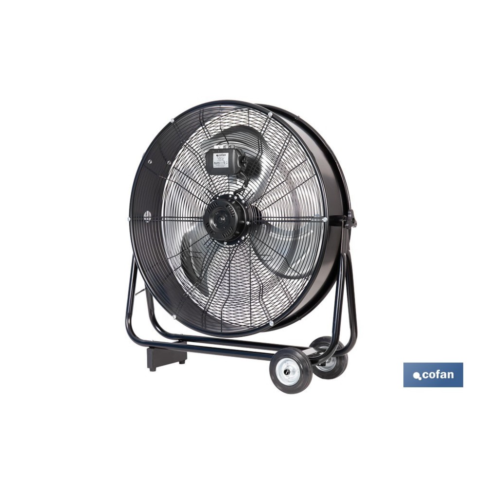 VENTILADOR INDUSTRIAL DE SUELO CON 3 VELOCIDADES Ø75 CM 200 W