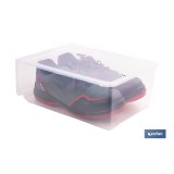 ZAPATERO APILABLE TRANSPARENTE 35,5 X 24,5 X 13,5 CM