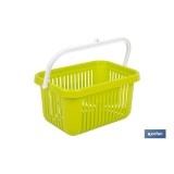 CESTA PARA PINZAS VERDE LIMA 27 X 21 X 14 CM