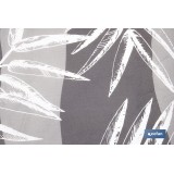 FUNDA ACOLCHADA PARA TABLA DE PLANCHAR 135 X 53 CM RAMAS GRIS BITONAL