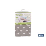 FUNDA ACOLCHADA PARA TABLA DE PLANCHAR 135 X 53 CM  LUNARES