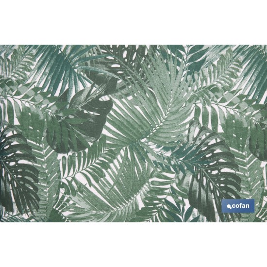 FUNDA ACOLCHADA PARA TABLA DE PLANCHAR 135 x 53 CM RAMAS VERDES
