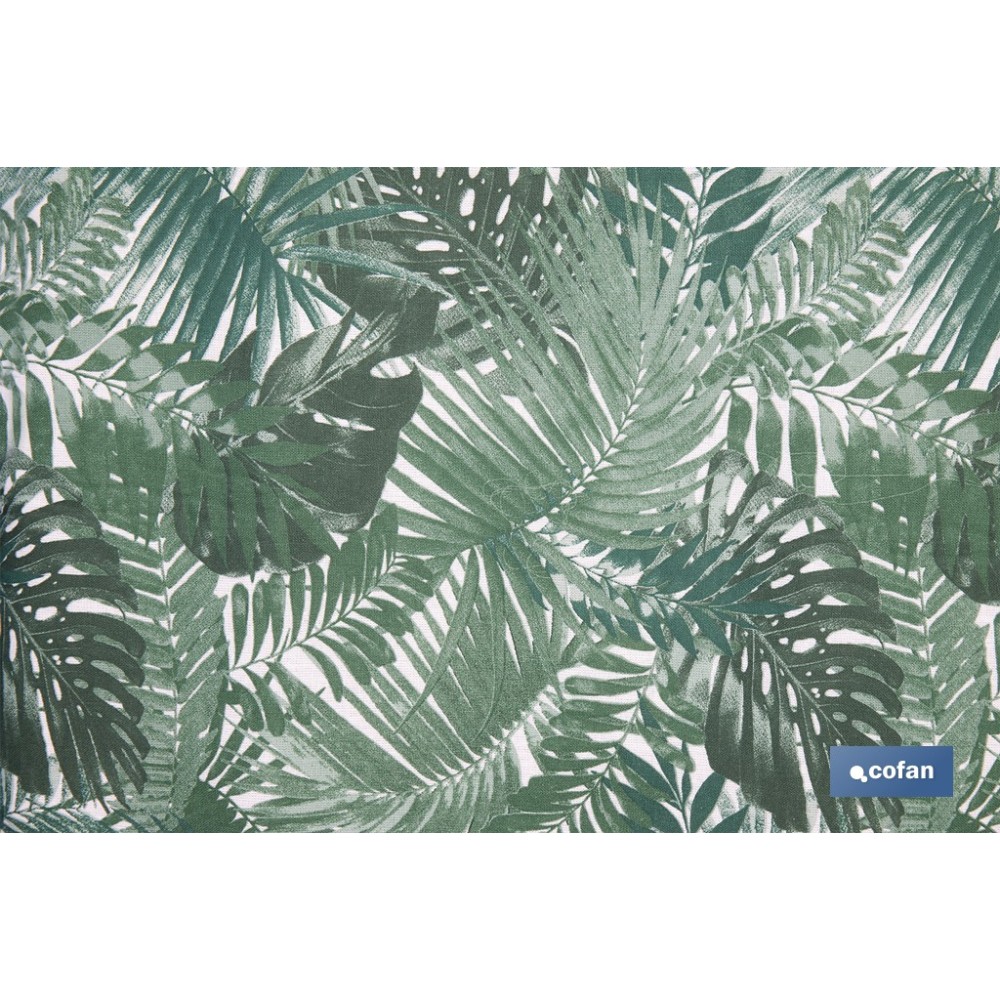 FUNDA ACOLCHADA PARA TABLA DE PLANCHAR 135 x 53 CM RAMAS VERDES
