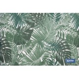 FUNDA ACOLCHADA PARA TABLA DE PLANCHAR 135 x 53 CM RAMAS VERDES