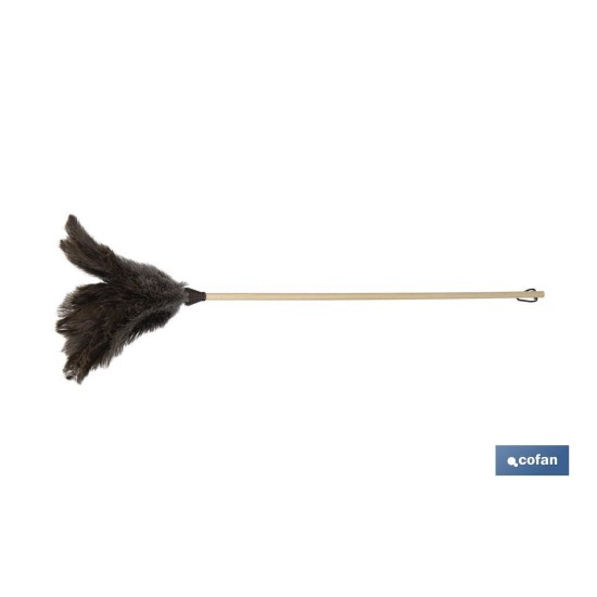 PLUMERO DE PLUMA DE AVESTRUZ Nº 3  67 CM