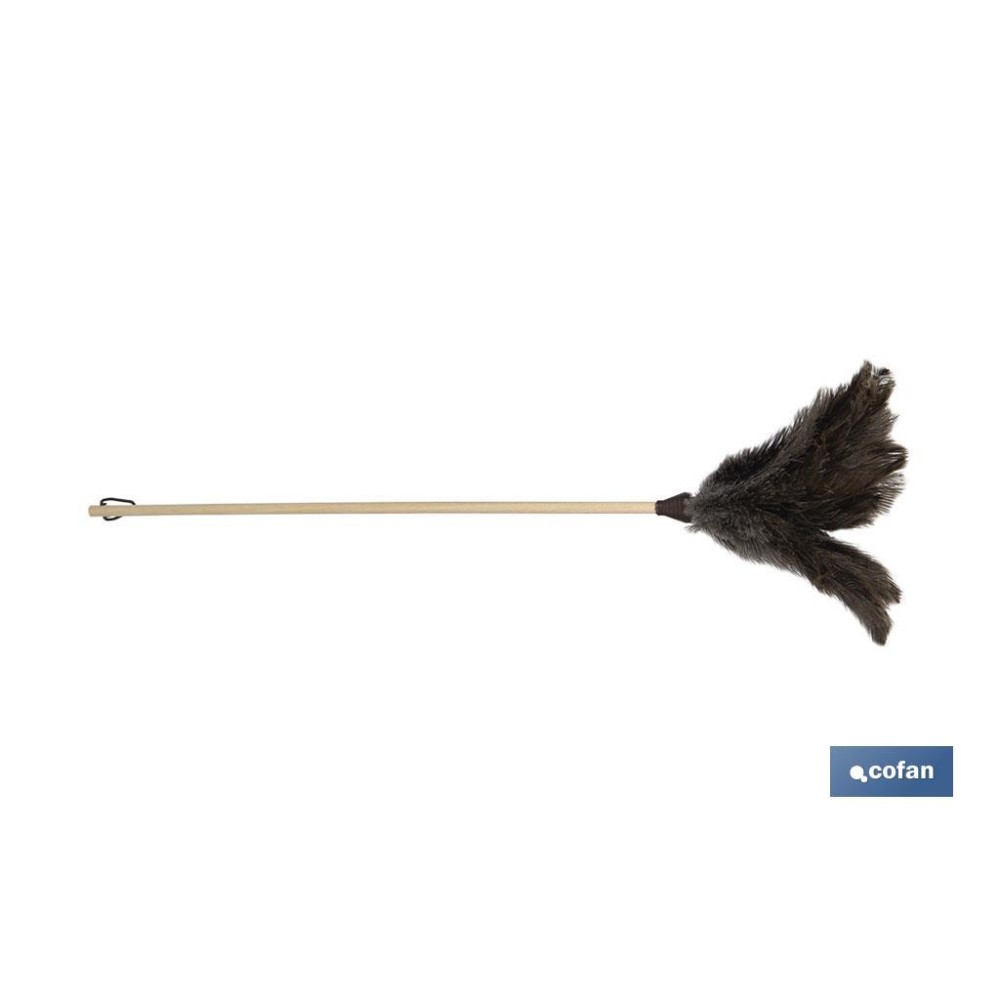 PLUMERO DE PLUMA DE AVESTRUZ Nº 3  67 CM