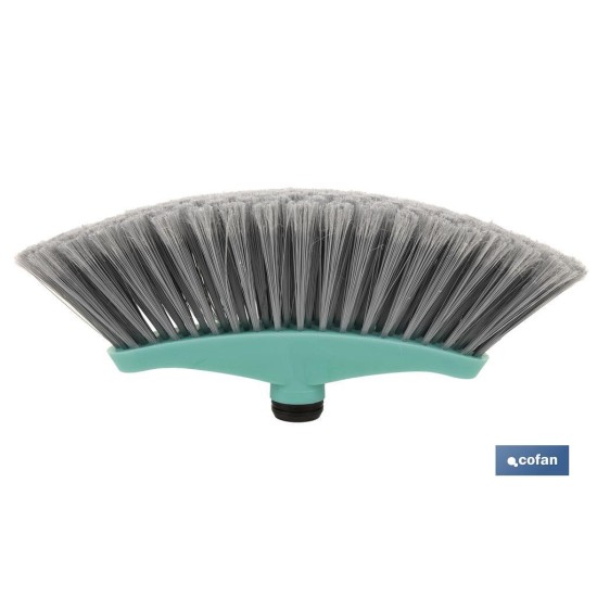 CEPILLO DE BARRER DOMÉSTICO TURQUESA/GRIS  34 X 8 X 15 CM