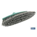 CEPILLO DE BARRER PLUMADO PEQUEÑOS ESPACIOS VERDE AGUA 33 X 8 X 9.5 cm (11) CM)