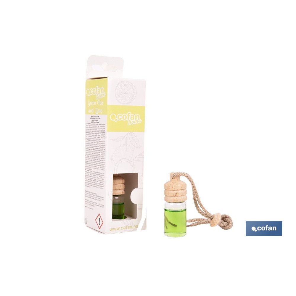 AMBIENTADOR DE COCHE GREEN TEA AND LIME 6 ML