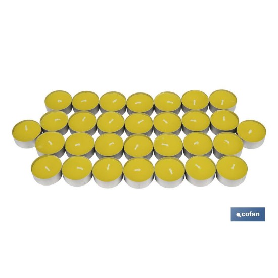 PACK DE 30 VELAS DE CITRONELA 12 G