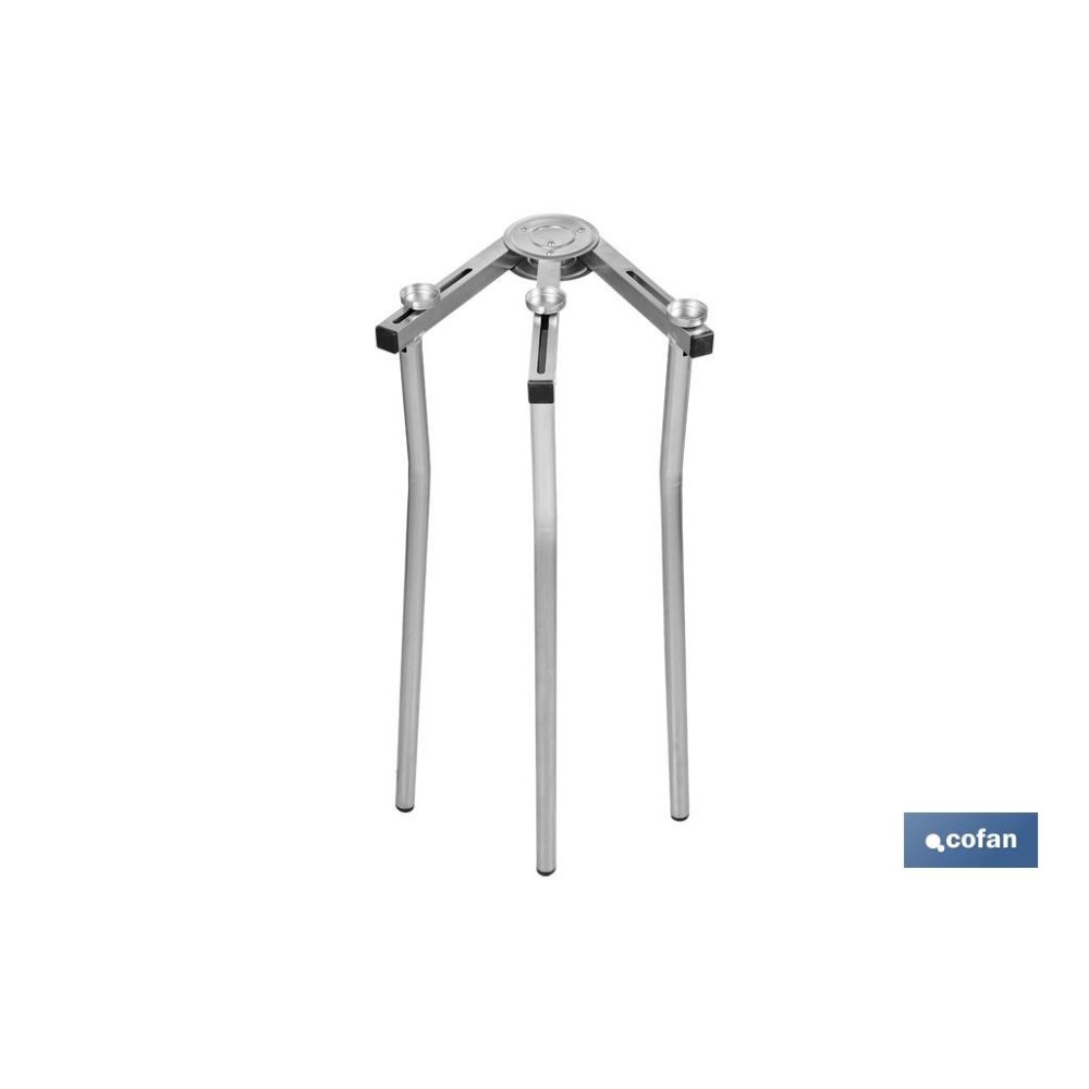 TRÍPODE REGULABLE PARA QUEMADOR ALTURA 70 CM