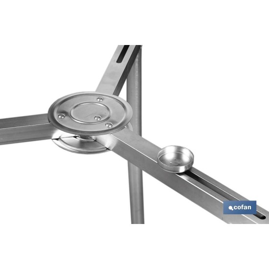 TRÍPODE REGULABLE PARA QUEMADOR ALTURA 70 CM