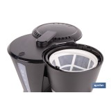 CAFETERA ELÉCTRICA DE GOTEO CON JARRA TERMO 800 W 12 TAZAS 1,2 L