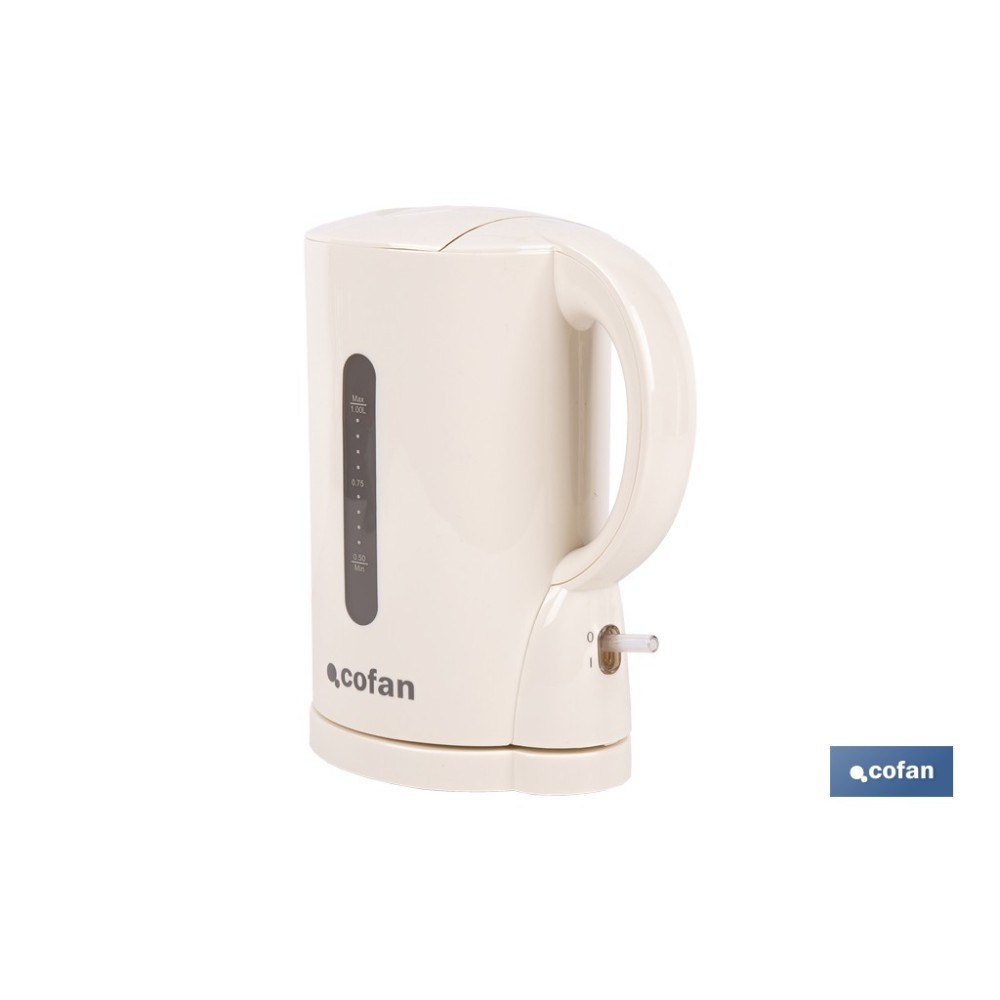 HERVIDOR DE AGUA 1080 W CON CAPACIDAD DE 1 L