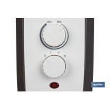RADIADOR DE ACEITE CON TERMOSTATO REGULABLE 11 ELEMENTOS 2500 W